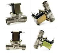 G1/2 ''elettrovalvola elettrica in ottone N/C 12v 24v 220v G3/4'' flussostato ingresso aria acqua for valvola scaldabagno solare(220V,1/2 inch)