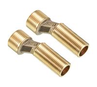 G1/2 G3/4 Maschio Filettatura Adattatore,2pz 75mm Lunghezza Ottone Rubinetto