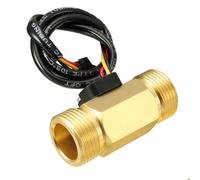 G1/2" Hall Acqua Liquida Flusso Interruttore Sensore Flussometro Misuratore 1-30