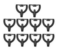 G1 / 2 Male Thread Sprinkler 10PCS | 360° Rotation for Garden/Lawn/Greenhouse | Sturdy Plastic Irrigation Sprinkler with Even Water Distribution
