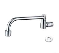 G1/2 Ottone - Rubinetto oscillante automatico per cucina ristorante hotel con 80C Max acqua Elettrolitico Beccuccio in rame che si apre quando perpendicolare o ruotato meno di 45 (20 cm)