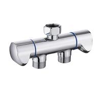 G1/2 Valvola ad angolo for WC in rame, uno dentro e due fuori, rondella, balcone, divisorio for l'acqua, accessorio for il bagno