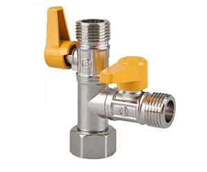 G1/2" Valvola Deviatore Rubinetto Deviatore G 1/2" per Doccia G1/2" Valvola Adattatrice a T Ricambio con Guarnizione in Gomma per WC Bagno Cucina Tubo Doccia