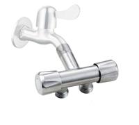 G1/2 Valvola triangolare Uno in due Out Doppia acqua Valvola ad angolo a doppio controllo Rubinetto interruttore ingresso acqua WC