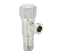 G1/2in Rubinetto for valvola ad angolo 'acqua in acciaio inossidabile spazzolato Rubinetto for scaldabagno for WC Valvola di arresto Accessori for il bagno Valvola elettrica