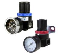 G1/4 Mini regolatore di pressione dell'aria regolabile-riduzione pneumatica con manometro adatto per compressore AR2000 BR3000 BR4000 alzacristallo lato passeggero regolatore di tensione orologio da
