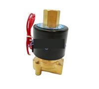 G1/4 "N/O AC220V/110V/24V ottone elettrovalvola elettrica acqua gas aria normalmente aperto tipo (AC110V)