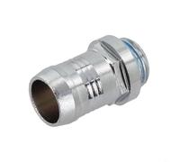 G1/4 - Raccordo per raffreddamento ad acqua per radiatore e pompa, in ottone cromato a due tocchi, con anello di tenuta (14 mm)