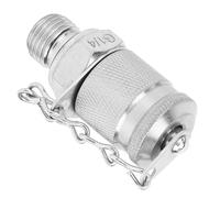 G1 / 4 to M16x2 Hydraulic Test Adapter | High Pressure Measuring Point Coupling for Pneumatic/Water/Oil Systems | Galvanized Steel Fitting, Leak - Proof Design