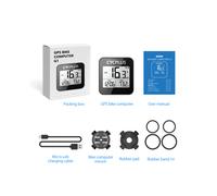 (G1) Computer da bicicletta GPS con cronometro wireless, impermeabile IPX6, contachilometri, accesso