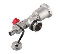 G1 DN25 Distributore di riscaldamento in ottone 1/2 G1 connessione filettata, spurgo automatico rapido e rubinetto di scarico del circuito, rubinetto di riempimento e scarico integrato, gruppo di