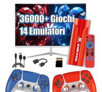 G1 Retro Game Stick,36000+ giochi,14+ emulatori,console di gioco retrò,Android 13+3D GAME Dual-System,4K HD,WiFi 2,4+5,8G e BT5.4,console di gioco portatile con doppio controller wireless Plug&Play