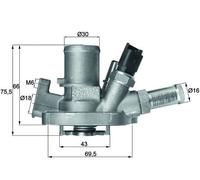 BEHR G.1088.80 Termostati