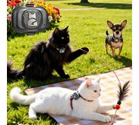 (G16)Localizzatore GPS per Cani e Gatti Impermeabile con App Gratuita - Tracciamento in Tempo Reale, Allarme Perimetrale, Cronolog