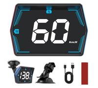 G20 HUD GPS Per Auto Tachimetro Digitale Head-Up Display Adatto a Tutte Le Auto