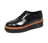 G2108 scarpa francesina donna TOD'S black/blue shoes woman