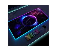 (G24Pro Arancione) Tappetino per mouse da gioco RGB universale Tappetini per mouse spaziali Tappetini