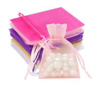 G2PLUS 100PCS Multicolore Sacchetti Organza,7x9cm Sacchetti Organza