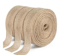G2PLUS 30M Nastro Juta Nastro Vintage Nastro di Iuta Naturale Rotolo di Juta Nastro Iuta Naturale Craft Ribbon per Matrimonio Regalo Decorazione Bricolage Artigianato(2CM)