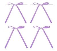 G2PLUS 30PCS Fiocchetti Nastro Raso,13x18CM Fiocchetti Nastro Decorazione Lilla Fiocchetti Piccoli per Nozze,Regalo,Decorazione Natalizia