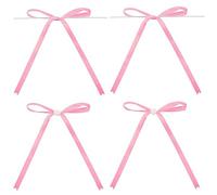 G2PLUS 30PCS Fiocchetti Nastro Raso,13x18CM Fiocchetti Nastro Decorazione Rosa Fiocchetti Piccoli per Nozze,Regalo,Decorazione Natalizia