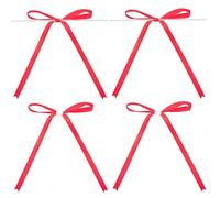 G2PLUS 30PCS Fiocchetti Nastro Raso,13x18CM Fiocchetti Nastro Decorazione Rosso Fiocchetti Piccoli per Nozze,Regalo,Decorazione Natalizia