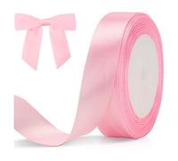 G2PLUS Nastro di Raso Rosa Nastro Regalo 20mm x 22M Nastro Satinato Nastri per Rifiniture Cucito per Confezionare Regali,Mazzi di fiori,Abbellire e Tanti Altri