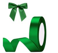 G2PLUS Nastro di Raso Verde Nastro Regalo 20mm x 22M Nastro Satinato Nastri per Rifiniture Cucito per Confezionare Regali,Mazzi di fiori,Abbellire e Tanti Altri