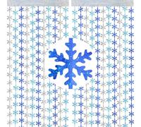 G2PLUS Tende Frange Metalliche Natale: Blu e Argento Tenda Festa Natalizie,2 Pezzi Orpelli e Festoni Frangia per Decorazioni Natalizie, Feste, Sfondo Fotografico (1x2m)