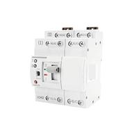 G2R Din Rail ATS Automatic Transfer Switch Electrical Selector Switches Dual Power Switch Din Rail 2P 4P 220V MQXFCZUX(G2R 4P 40A)
