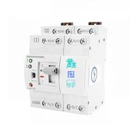 G2R Su Guida Din Mini ATS Interruttore di Trasferimento Automatico Selettori Elettrici Doppio Interruttore di Alimentazione Su Guida Din 2P 4P 110V 220V 1 Pz (Size : 110V, Color : G2R 2P 63A)