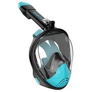 G2RISE SN01 - Maschera integrale da snorkeling con supporto staccabile per fotocamera, design anti-appannamento e pieghevole, sistema di respirazione avanzato per un'esperienza di snorkeling sicura