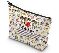 G2TUP OES Ordine della Stella Orientale Sorority Gift Sistar Sisterhood Trousse Trucco Sorority Greca 1874, Essere una stella Nuovo, Per uso