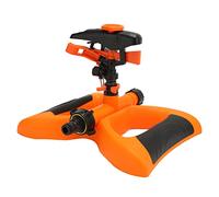 G3/4 Automatic Rotating Garden Sprinkler, Rotating Water Sprinkler with 6-8m Spray Diameter, Adjustable Lawn Water Sprayer Nozzle for Gardens Lawns Farmland Forests, Durable ABS