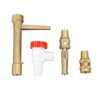 G3/4 ottone valvola rapida per presa d'acqua | Leak - Accoppiatore rapido per irrigazione sotterranea | Hose Sprinkler valvola chiave per giardino/piano/fattoria