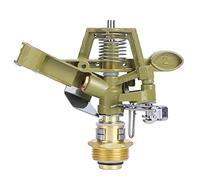 G3/4'' Ugello Irrigatore per Irrigazione, Filettatura Esterna in Lega di Alluminio Rotazione di 360° Ugello per Irrigazione a Bilanciere Regolabile