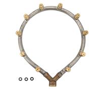 G3 / 8 Thread Annular Atomizing Nozzle | Adjustable Fine Mist to Water Column | Multi Head Nozzle for Garden/Car Wash/Industrial Use (10 Head)