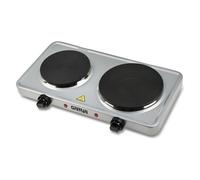 G3 Ferrari Fornello elettrico 2 zone (D18,5;15,5cm) Caldos Silver G10122