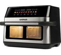G3 Ferrari G10223 Friggitrice ad Aria, "Friggisano 6+6", 2200 W, 12 Lt, 10 Programmi, Display a Colori, Funzione Essiccatore, Luce Interna, Contenitore e Vassoio Antiaderenti, Ricettario Incluso
