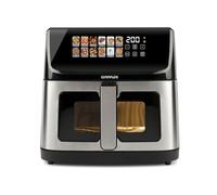 G3 Ferrari G10222 Friggitrice ad Aria "Friggisano 10 e Lode", 2300W, 10Litri, Doppia Resistenza, Display a Colori, 12 Programmi, Luce Interna, Incluso Ricettario