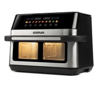 G3 Ferrari G10223 Friggitrice ad Aria, "Friggisano 6+6", 2200 W, 12 Lt, 10 Programmi, Display a Colori, Funzione Essiccatore, Luce Interna, Contenitore e Vassoio Antiaderenti, Ricettario Incluso