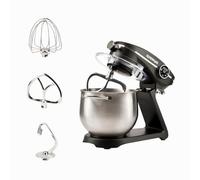 G3 Ferrari G20137-Impastatrice planetaria a presa diretta PASTAIO ELEGANTE 10 velocità 8L 1800 Watt Acciaio/Nero - In 2-3 settimane