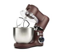 G3 Ferrari G20149 Pastaio Impastatrice Planetaria, 1800 W Max, Capacità 7 Litri, 6 Velocità, Contenitore INOX, Coperchio con apertura, Uncino impastatore, Mescolatore, Frusta sbattitrice, Bordeaux