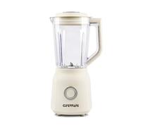 G3 Ferrari G20162 Tuttofrutta Frullatore, 600W, Capacità 1.5 Litri, Bicchiere graduato, 4 Lame, 2 Velocità, Bianco