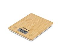 G3 Ferrari G20166 Bilancia da Cucina "Natura Kitchen", Grande Display, Piatto Bambù, Misurazione 1gr/10Kg, Autospegnimento e Funzione Tara