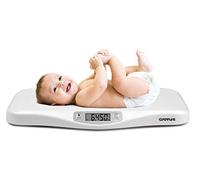 G3 Ferrari G30021 Crescobene Bilancia Pesa Bimbi, 5 gr/ 20 Kg, Display LCD, Funzione di blocco pesata, Bianco