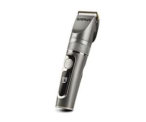 G3 Ferrari G30049 Razor Act Taglia Barba e Capelli Ricaricabile, Batteria Litio 200 mAh, Display digitale, Funzionamento cordless, Ricarica USB, Super autonomia 3 ore, Grigio