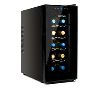 G3 Ferrari G90047 Frigorifero per Bottiglie Riservetta 10", 28 Litri, Display LED, Capacità 10 Bottiglie, Basso consumo energetico, Termostato da 8° C a 18°C, Completa di Luce interna e 4 Ripiani
