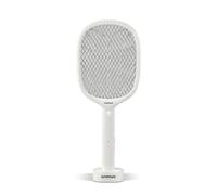 G3 Ferrari G90048 Schianto Racchetta Anti-Zanzare, Alta Potenza, USB Type-C Ricaricabile, 3 Strati in Rete, Luce UV, Indicatore di Tensione, Base per appoggio