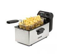 G3 Ferrari G10203 Friggitrice "Pastella", 2000 W, 3 Litri, Contenitore Smaltato, Cestello INOX, Temperatura regolabile (130° - 190°C), Facile da pulire
